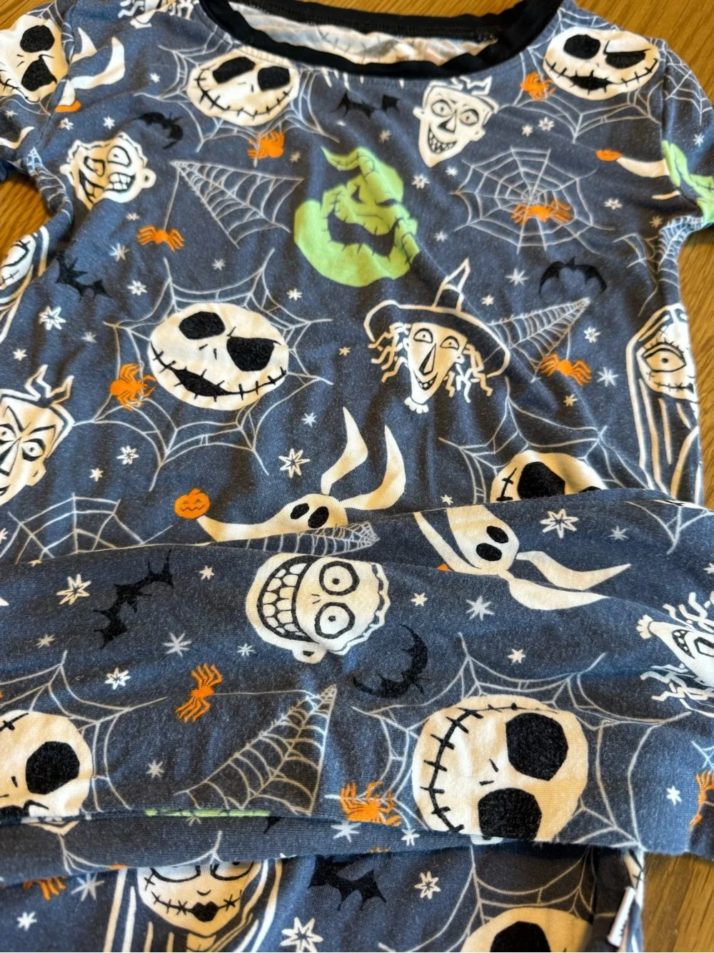 Little Sleepies Bamboo Disney Nightmare Before Christmas Halloween PJs- Size 4T